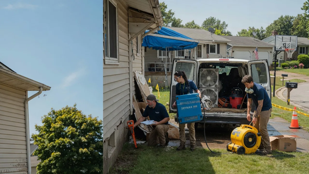 Ceiling Leak Cleanup in Madison Heights, MI near me